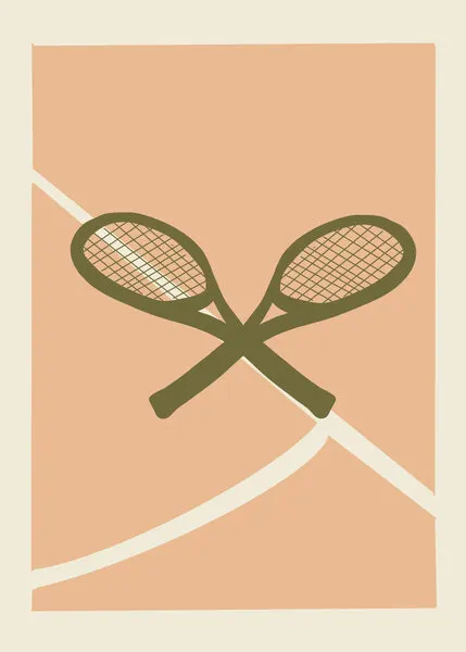 Tennisclubno02, wall art by Treechild