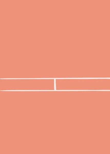 Tennislines, wall art by Treechild