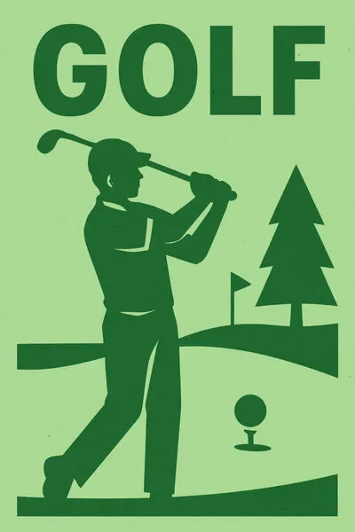 Golf, wall art by Treechild