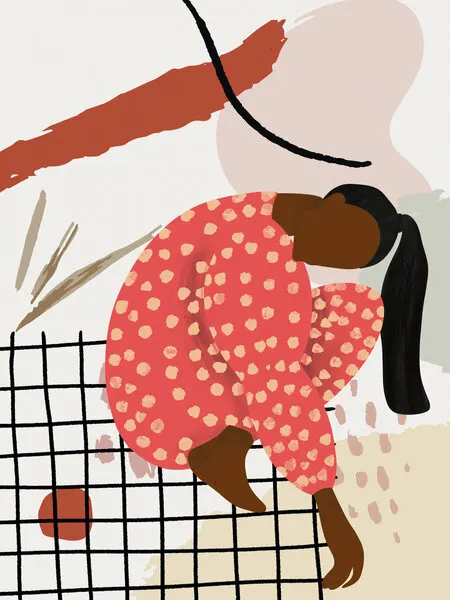 Polka Dot Dreams, wall art by Treechild