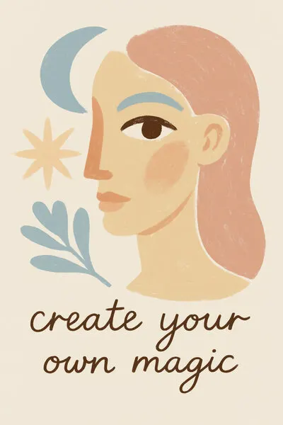 Createyourownmagic, wall art by Treechild