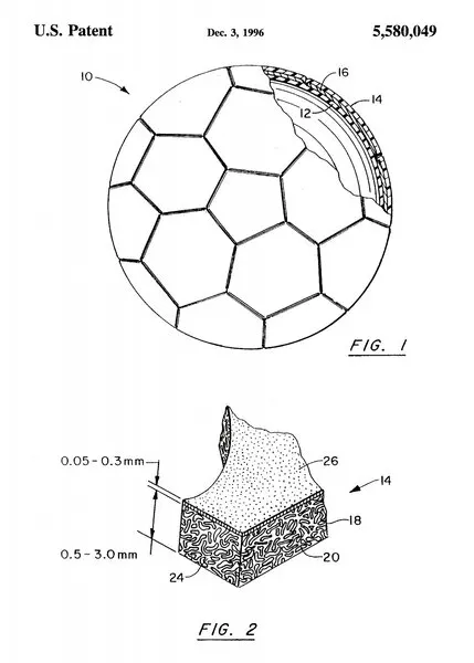 Soccer Ball Technical Diagram, wall art by Andreas Magnusson