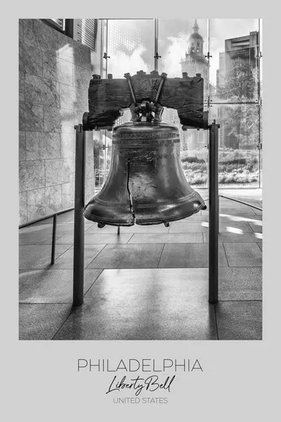 Historic Liberty Bell, wall art by Melanie Viola