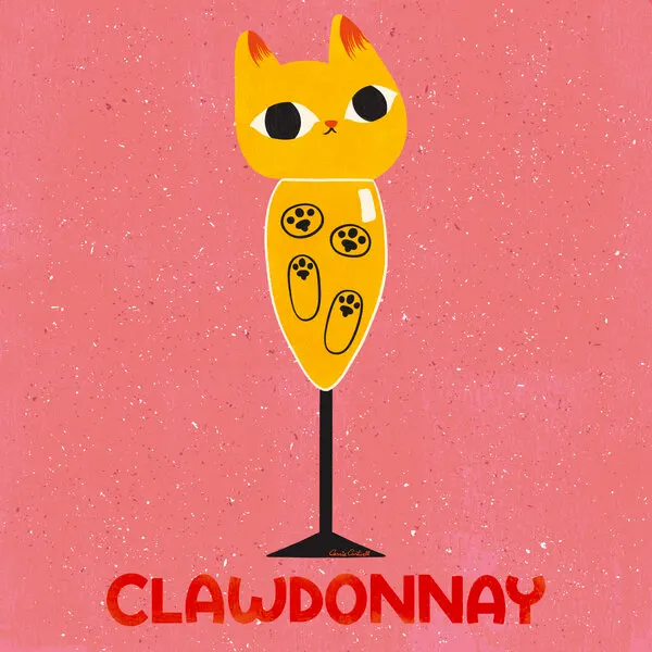 Clawdonnay, wall art by Carrie Cantwell