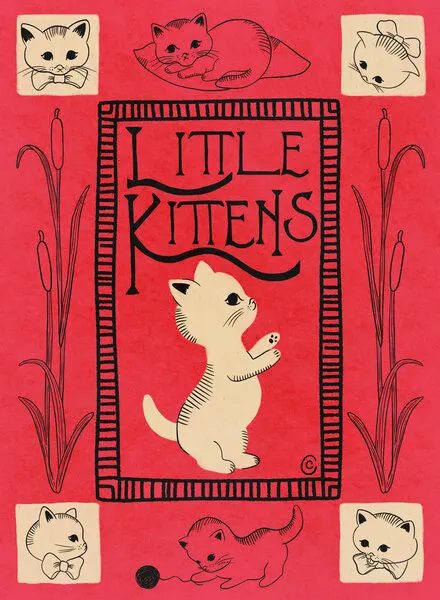 Little Kittens, wall art by Carrie Cantwell