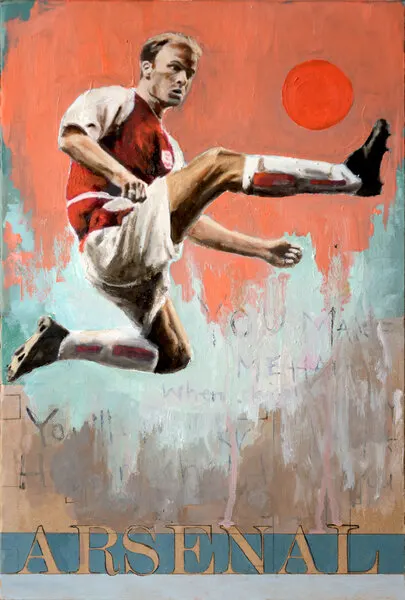 Dynamic Soccer Kick, wall art by David Diehl