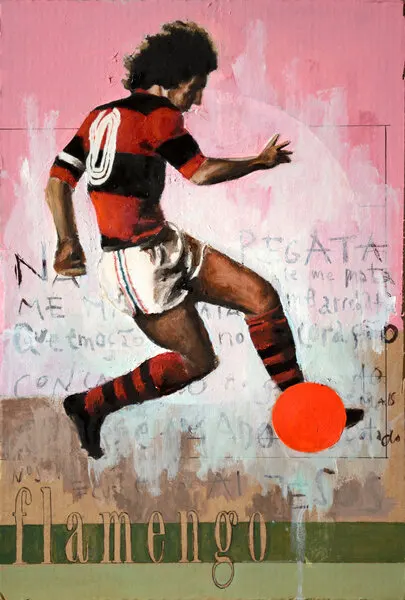 Vintage Football Action, wall art by David Diehl