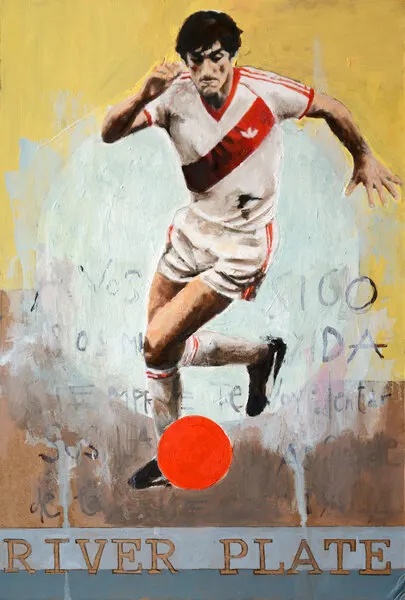Dynamic Soccer Player, wall art by David Diehl