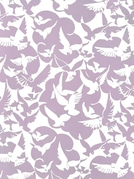 Peaceful Birds Flight, wall art by Wild Violets