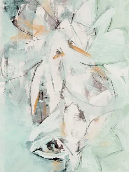 Abstract Green Serenity, wall art by cartissi