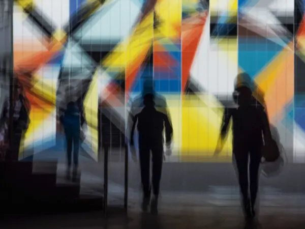 Urban Abstract Silhouettes, wall art by Klaus Lenzen