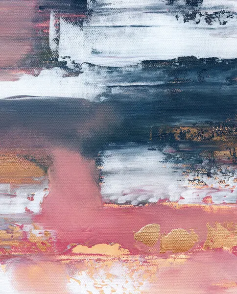 Gold Blush Abstract Layers, wall art by Elisabeth Fredriksson
