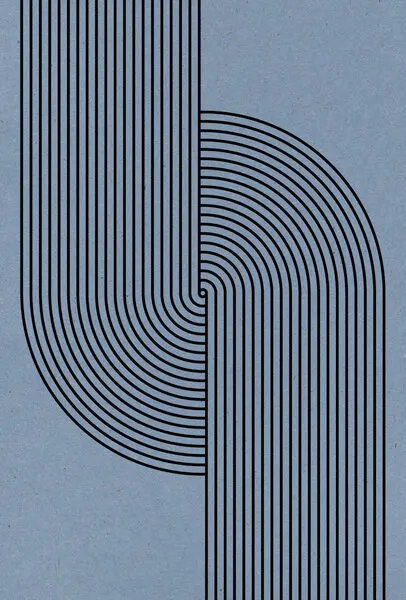 Curved Symmetry, wall art by THE MIUUS STUDIO