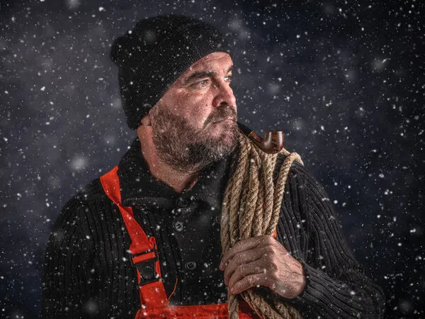 Winter Night Mariner, wall art by Joško Šimic