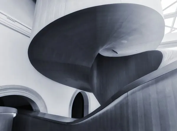 Elegant Spiral Staircase, wall art by Jasmine Zhang