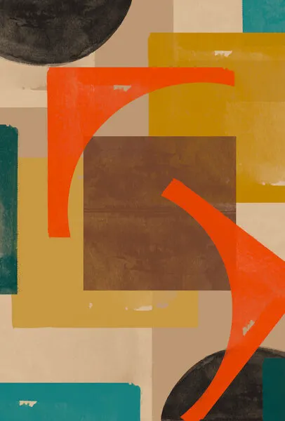 Geometric Melody, wall art by THE MIUUS STUDIO