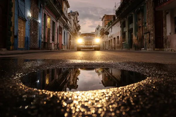 Classic Car Reflection, wall art by Dan Mirica
