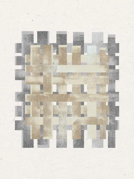 Woven Geometries, wall art by THE MIUUS STUDIO