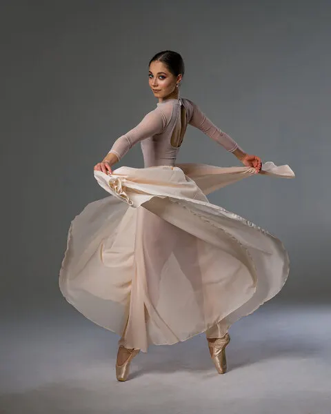 Ballerina's Elegant Spin, wall art by Aneta Nikolova