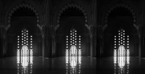 Grand Mosque Interior Light, wall art by DonnaHom APA