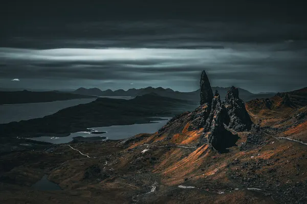Dramatic Skye Landscape, wall art by Guy Wilson