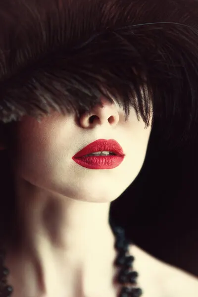 Vintage Feathered Glamour, wall art by Magdalena Russocka