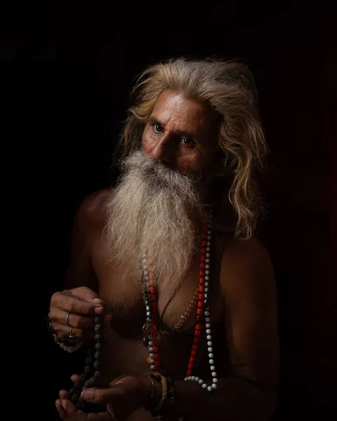 Spiritual Sadhu Portrait, wall art by Max Vere-Hodge