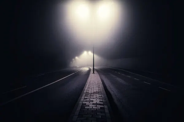 Mysterious Foggy Road, wall art by Mika Suutari