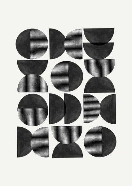Geometric Rhythm, wall art by THE MIUUS STUDIO