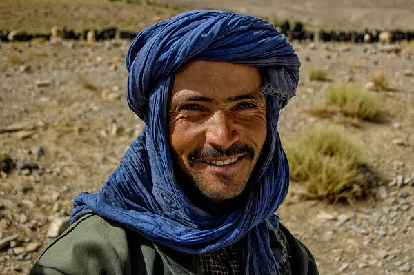 Smiling Desert Man, wall art by Raffaele Maglione
