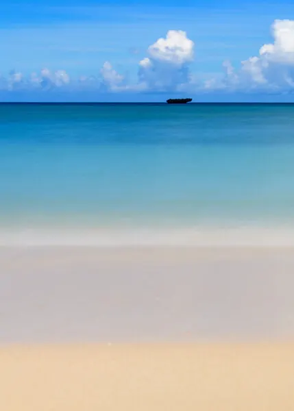 Serene Tropical Beach View, wall art by Hidenori Sono