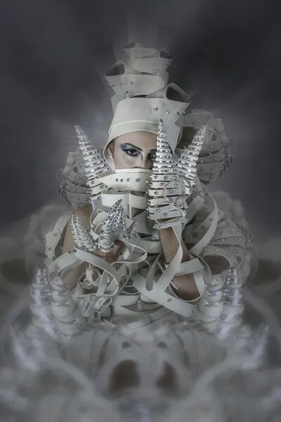 Mysterious White Figure, wall art by Ajar Setiadi