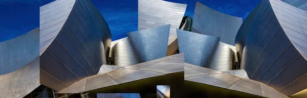 Silver Curves Blue Sky, wall art by Ron Jones