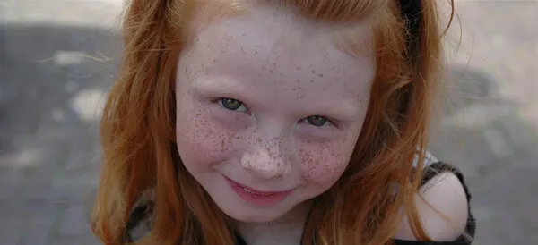 Sweet Freckled Smile, wall art by Huib Limberg