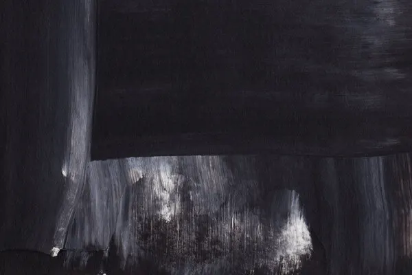 Monochrome Tones With Sweeping Brushstrokes, wall art by uplusmestudio
