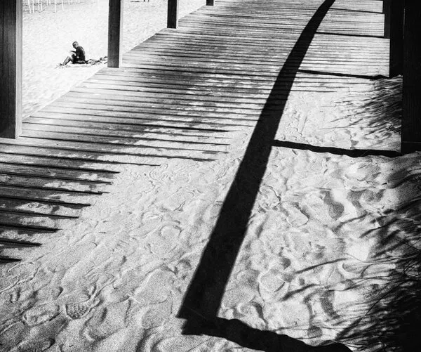 Shadows on the Sand, wall art by Laura Mexia