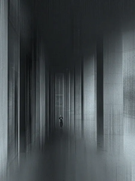Abstract Hallway Solitude, wall art by Juan Antonio Palacios