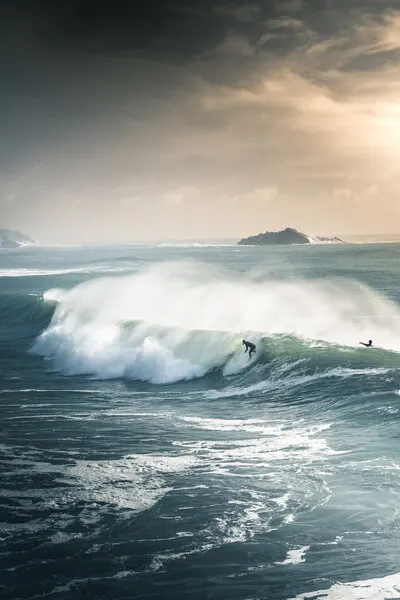 Golden Wave Ride, wall art by Ofodo