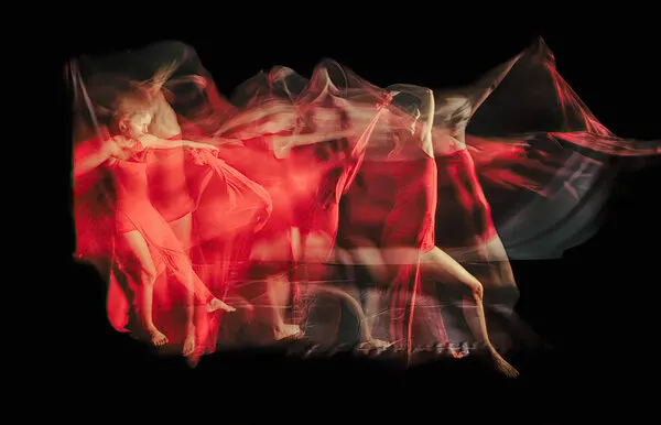 Passionate Red Dance, wall art by Tali Stein