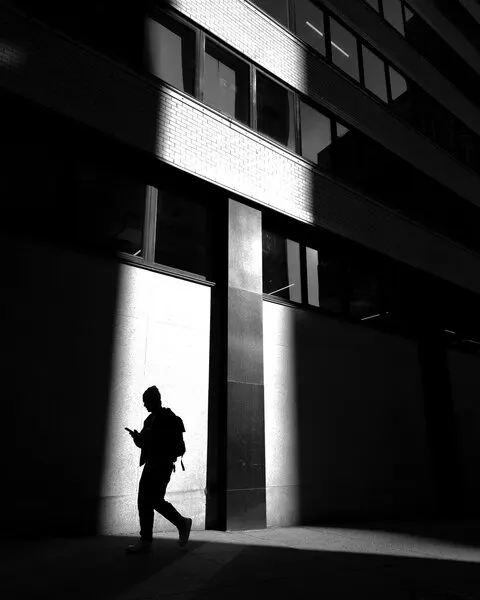 Urban Silhouette Walk, wall art by Ivan Lesica