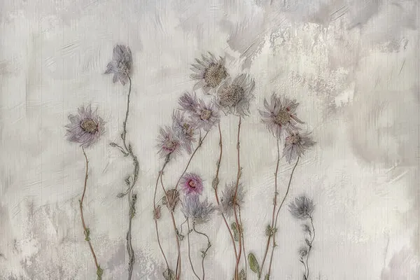 Soft Pastel Flowers, wall art by Marie-anne Stas