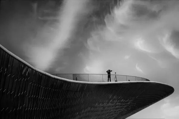 Dramatic Sky Observer, wall art by Alexander Jikharev