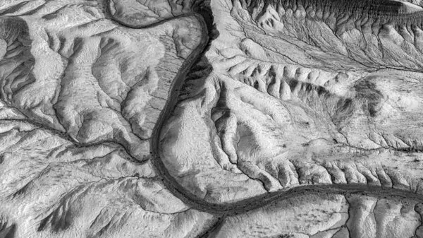 Winding Desert River, wall art by Annie Zhang