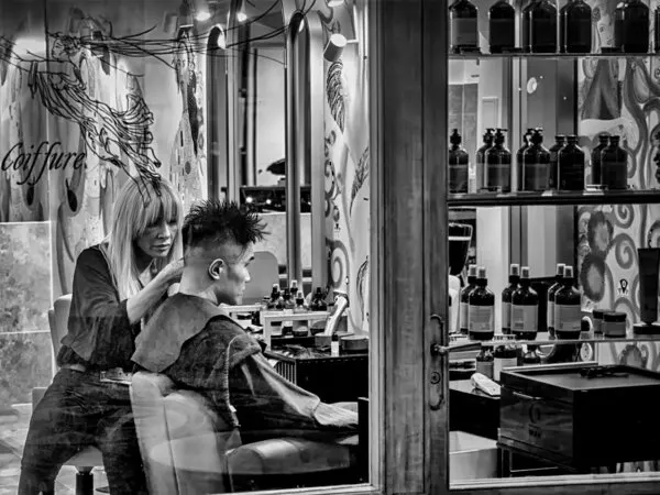 Urban Salon Styling, wall art by Michel Groleau