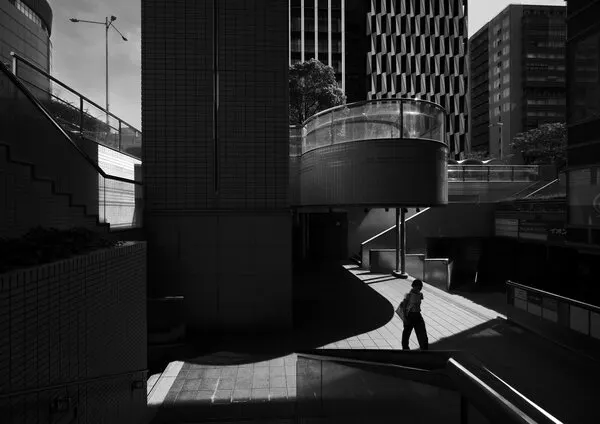 City Light and Shadow, wall art by Yasuhiro Takachi
