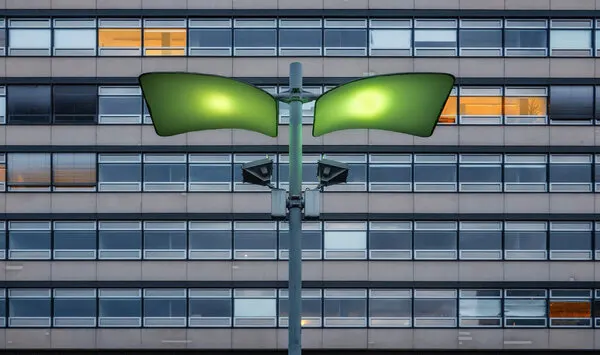 Green light, wall art by Hans Günther