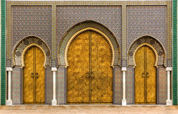 Golden Moroccan Palace Doors, wall art by Jois Domont ( J.L.G.)