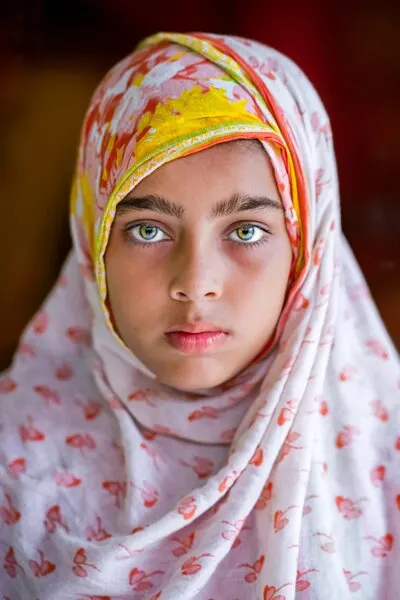 Girl With Striking Eyes, wall art by Farhan Labib