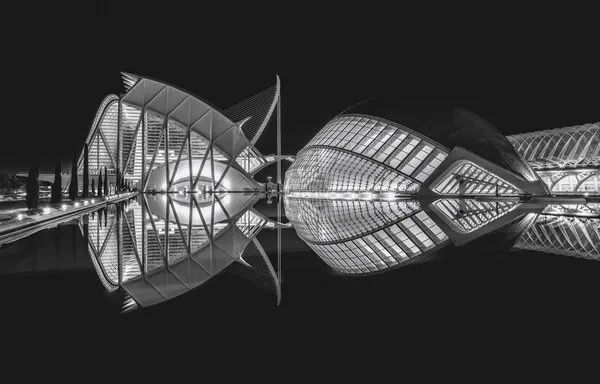 Sleek Valencia Reflections, wall art by David Guo