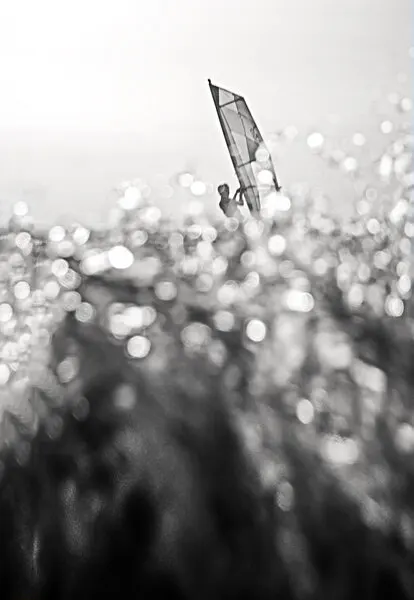Sparkling Ocean Windsurf, wall art by F4 Passion